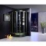 CABINE DOUCHE HAMMAM ARCHIPEL® QDR 90C BLACK