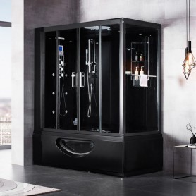 COMBI BALNEO DOUCHE HAMMAM ARCHIPEL® CBH BLACK GAUCHE