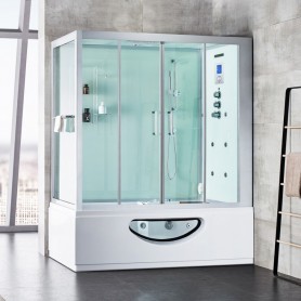 COMBI BALNEO DOUCHE HAMMAM ARCHIPEL® CBH WHITE DROITE