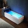 Baignoire balneo Lord Solo BLANC 1 place ARCHIPEL® 170x75 - DROITE