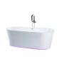 Baignoire Balnéo en Îlot - Archipel® ILO AIR 150 - Nano jets - 2 pompes air