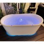 Baignoire Balnéo en Îlot - Archipel® ILO AIR 150 - Nano jets - 2 pompes air