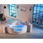 Baignoire balneo d'angle RIVAGE 141C 2 places Archipel® - 141x141