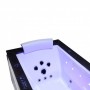 Baignoire balneo LORD SOLO MAX BLACK 1 place ARCHIPEL® 180X90 - DROITE