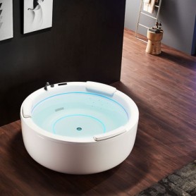 Baignoire balnéo ronde GEYSER Archipel®- 160 cm - 2 à 3 personnes